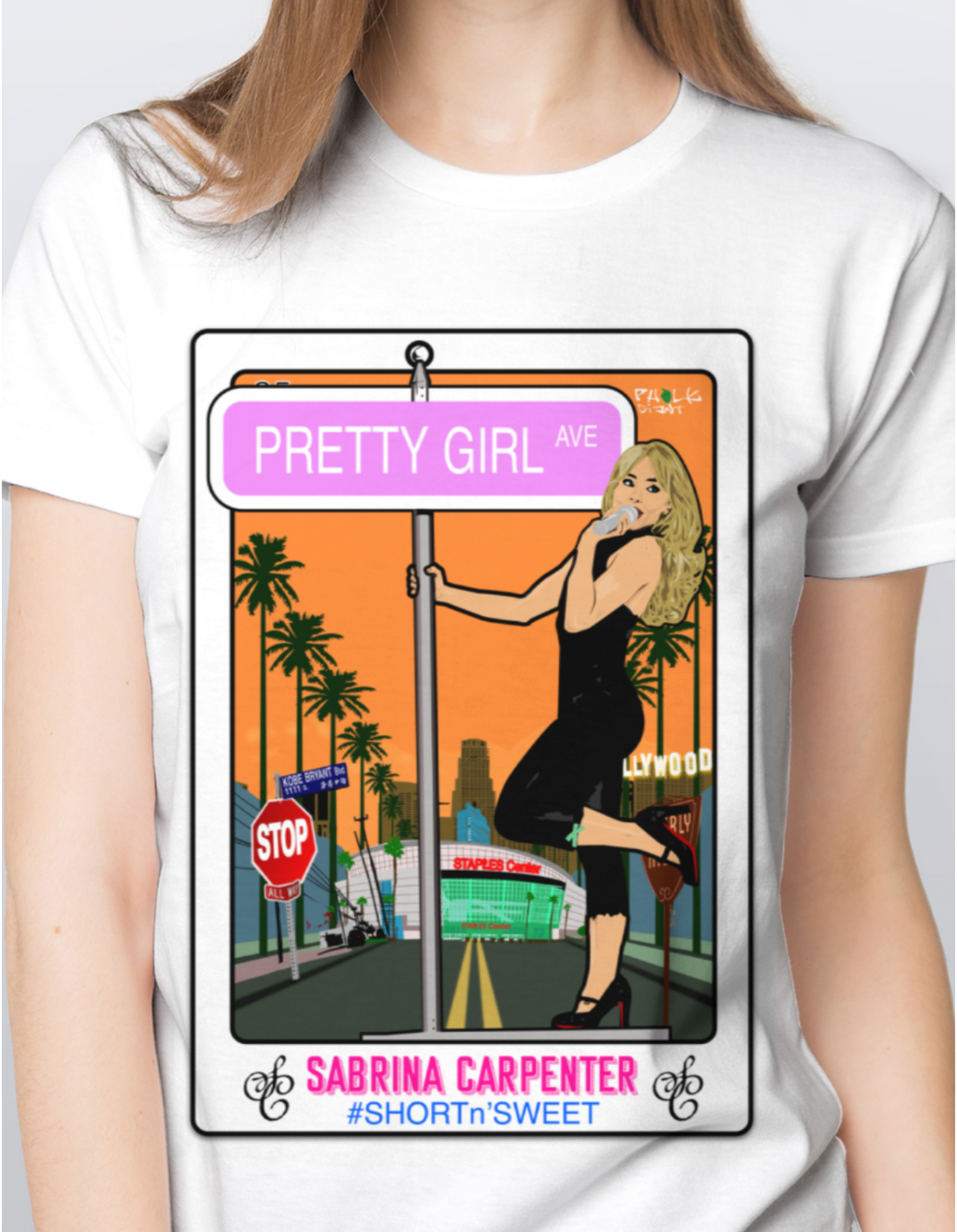 Pretty girl short sleeve